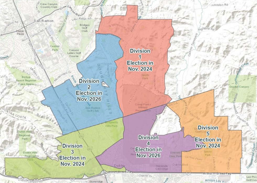 rub map, map of district boundaries