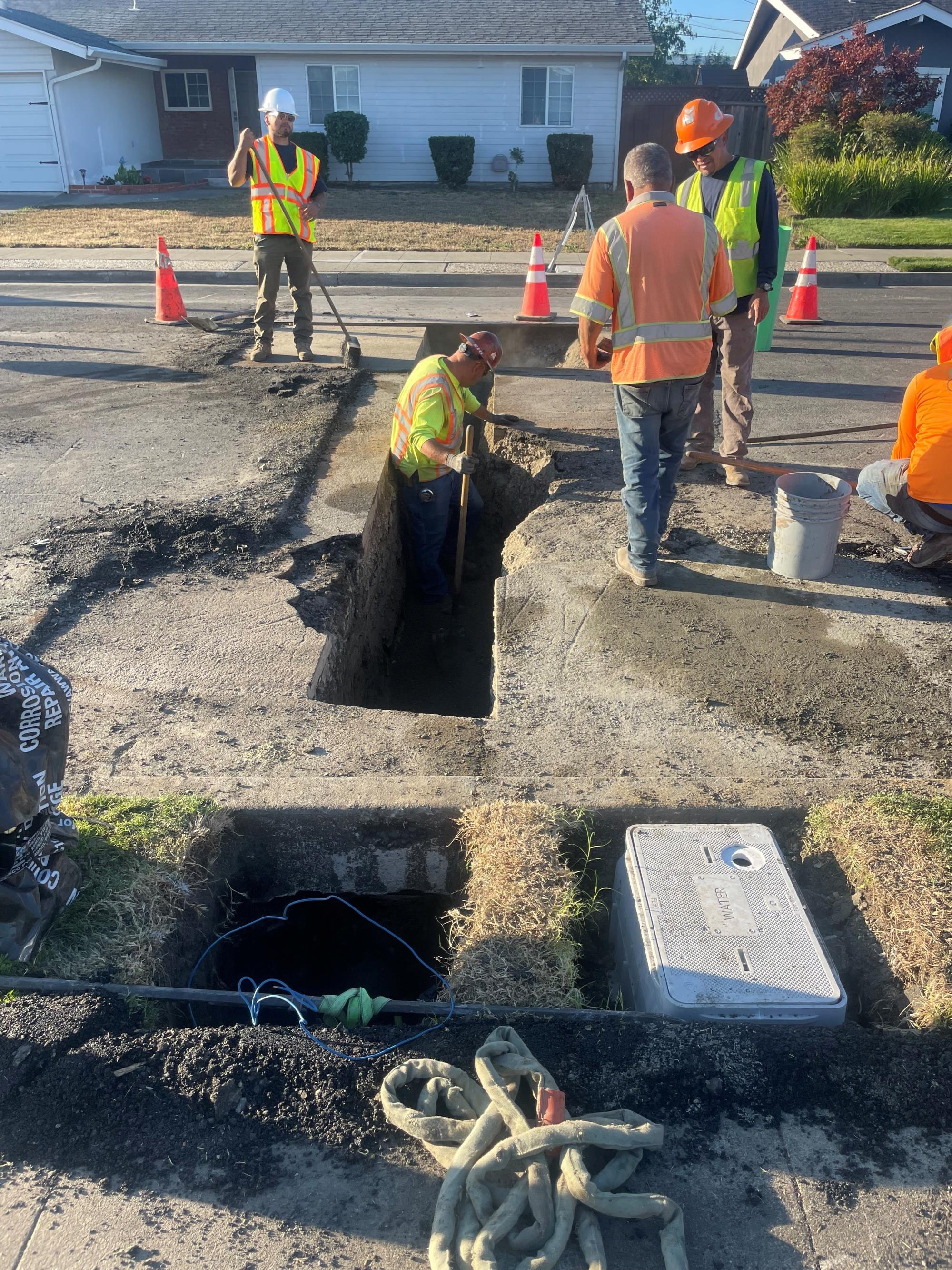 Aging water pipes replaced in Wineberry and Canterbury neighborhoods