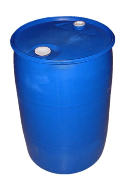 55-gallon water storage barrel