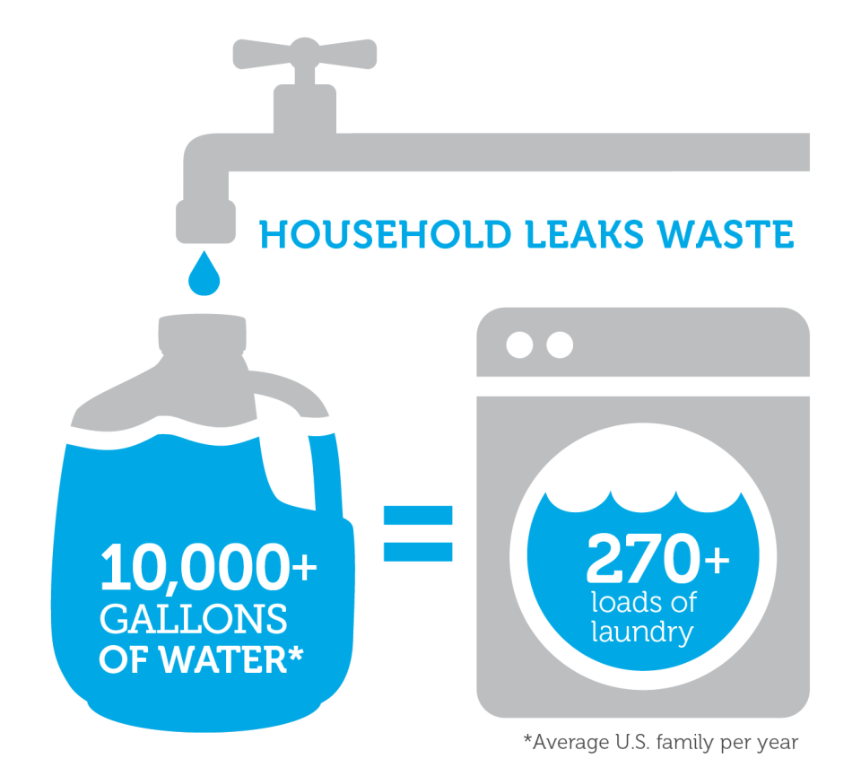 Household Leaks Waste 10K Gallons Annually